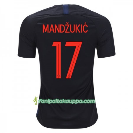 Jalkapallo Peliasut Kroatia Mandžukić 17 MM 2018 Vieras Pelipaita
